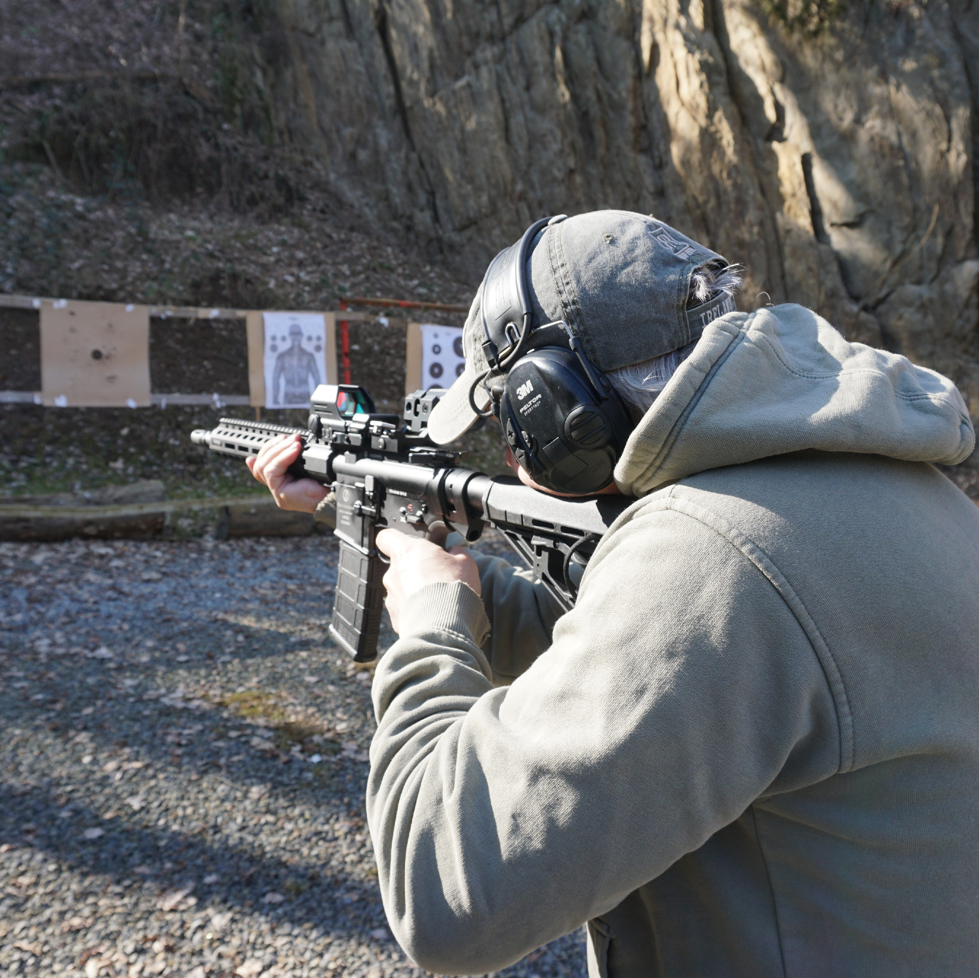 Red Nosed Rifle Rifles - Red Dot One